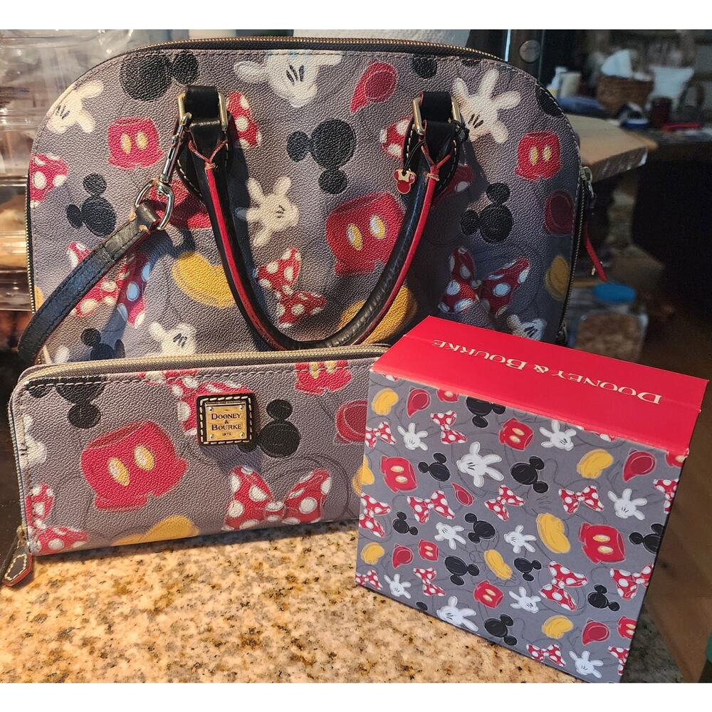 Dooney & Bourke Best of Mickey Satchel, Wallet, and Magic Band